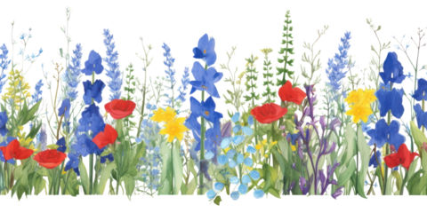 PNG Blue flower garden outdoors blossom nature.