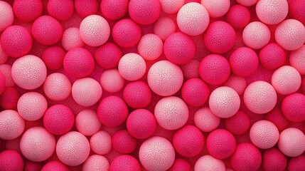   A stack of pink and white candies is layered on top of each other