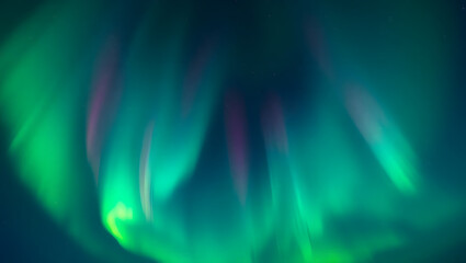 aurora borealis over the sky, ai generated