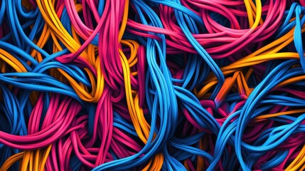 Cable management systems with hidden cords