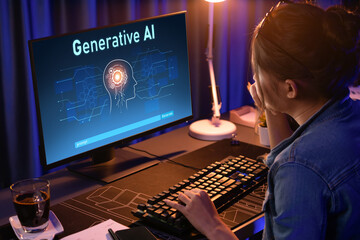 Generative AI virtual assistant tools for prompt engineer and user for ease of engage artificial...