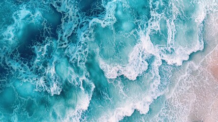 Fototapeta premium Coral textures in aquamarine waters