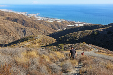 Obraz premium Mountains above Adra in Andalucia, Spain