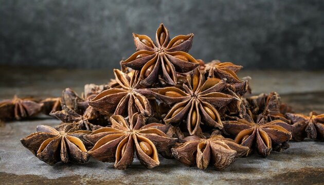 star anise and cinnamon