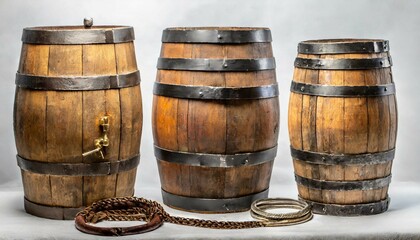 Obraz premium old wooden barrel