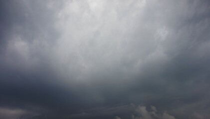 clear afternoon sky, blue sky with white clouds and black clouds