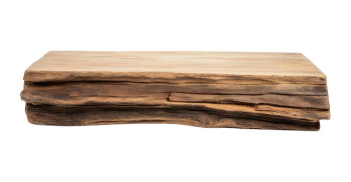 PNG Wooden podium with bark wood slabs furniture hardwood natural.