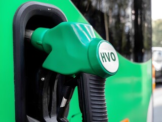Refueling Public Transport Bus with HVO Fuel, Sustainable Urban Mobility and Clean Energy Future