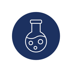 Chemistry icon vector stock illustration