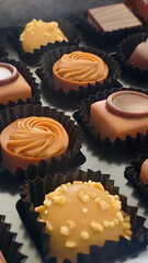box of chocolates, dessert, candy, swiss chocolate