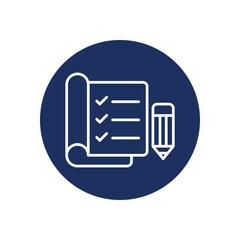 Magazine icon vector stock illustration