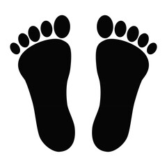 silhouette feet