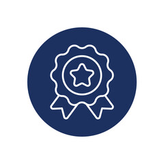 Medal icon vector stock illustration