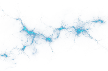 PNG Glowing blue connections and nodes abstract pattern digital.