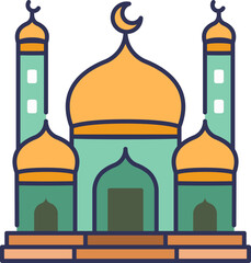 Mosque Icon Illustrations