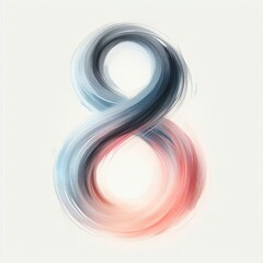 Abstract Swirling Number Eight