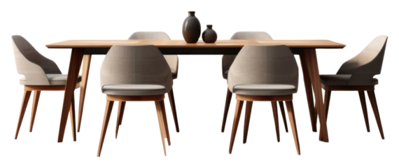 PNG A modern dinning furniture set minimalist interior chairs.