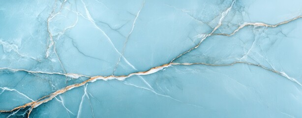 Soft pastel blue marble texture with white veins creates a luxurious and minimalistic design for spacious environments. Winter background for text, banner, reveal, poster. Texture of stone, marble,