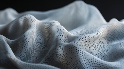 Obraz premium Abstract textured fabric folds