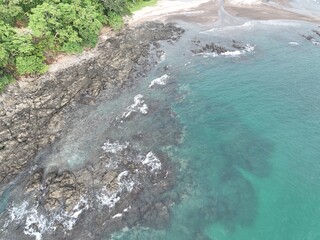 Rocky Coastline near Playa Ocotal, Costa Rica