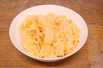 Simple Bowl of Fresh Cooked Pasta