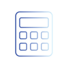 Calculator icon vector stock illustration