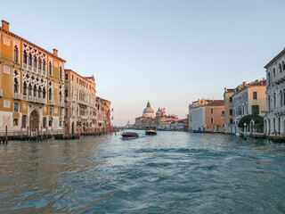 Grand Canal in city of Venice, Italy