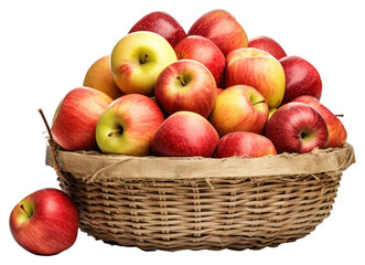 PNG Basket apple fruit plant.