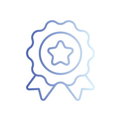 Medal icon vector stock illustration