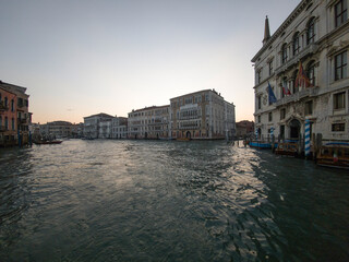 Grand Canal in city of Venice, Italy