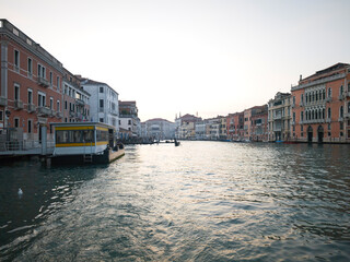 Grand Canal in city of Venice, Italy