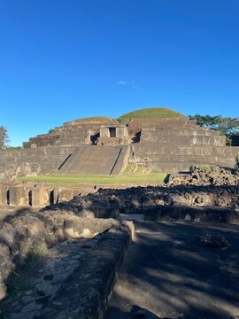 Ruinas arqueol&oacute;gica El Tazumal en Chalchuapa. Santa Ana Oeste, El Salvador.