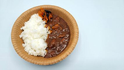 日本のシンプルなビーフカレー／Simple Japanese Beef Curry／일본의 간단한 쇠고기 카레