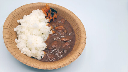 日本のシンプルなビーフカレー／Simple Japanese Beef Curry／일본의 간단한 쇠고기 카레