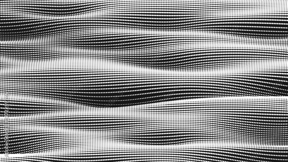 Sticker point wave smooth texture. abstract dot background. technological cyberspace background.