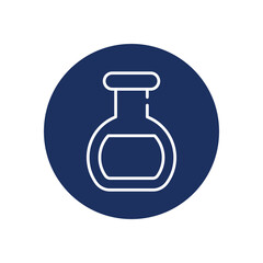 Lab Flask icon vecto stock illustration