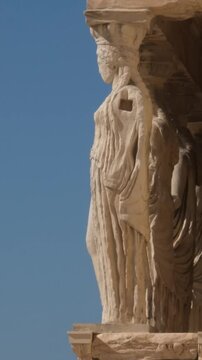 caryatid acropolis Porch of the Caryatids at the Erechtheion, Athens, Greece