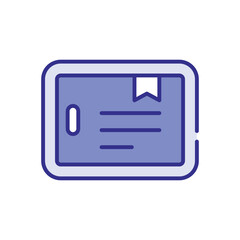 Tablet icon vecto stock illustration