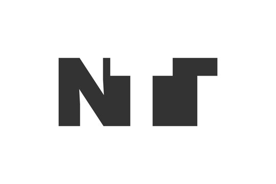 NTT logo design. Initial letter N T T bold font style for tech startups, consulting, corporate branding. Creative company name, headlines typography identity, trendy logotype.