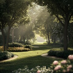 Obraz premium An image of park