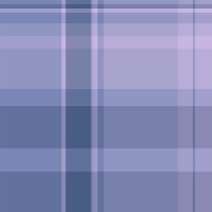 Fototapeta premium Minimalist fabric check textile, punk seamless vector background. Stripe texture tartan plaid pattern in pastel and blue colors.