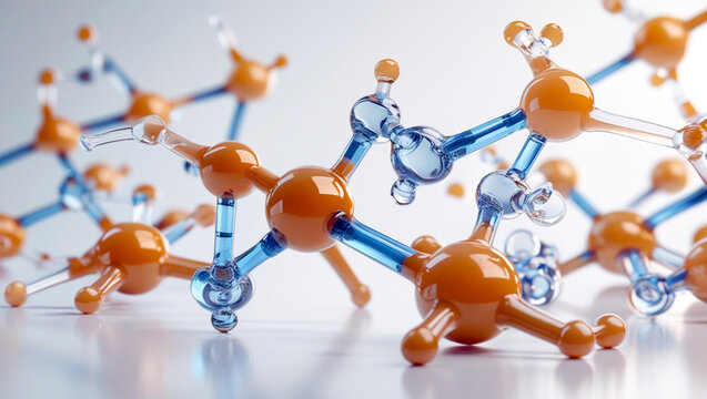 Neural network with electrical activity of neuron cells, 3D rendering illustration. Neuroscience, neuroscience, nervous system and impulse, brain activity, microbiology concepts.