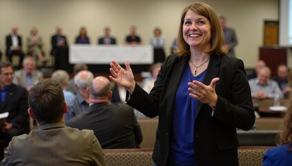 Sign Language Interpreter at Community Event