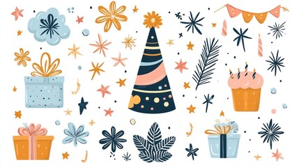 Festive Party Supplies and Decorations Collection