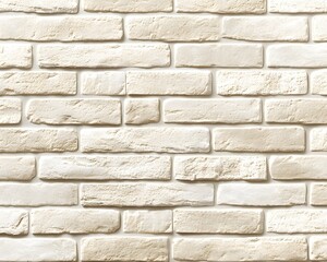 Off-White Brick Wall Texture