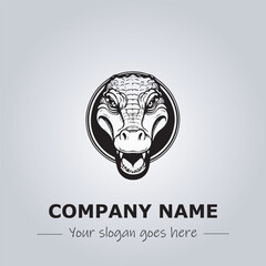 Crocodile logo design vector illustration
