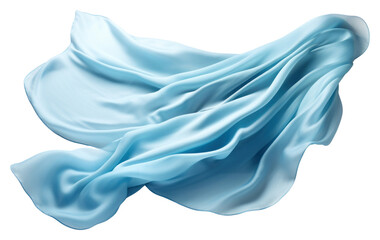 Obraz premium PNG Light blue cotton fabric textile silk