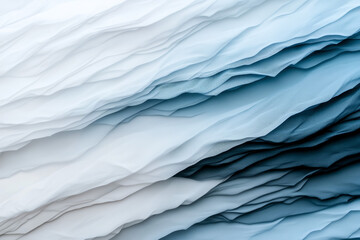 Obraz premium A soft-focus abstract background featuring a gradient of cool blues and grays with subtle diagonal lines, evoking a modern and professional feel