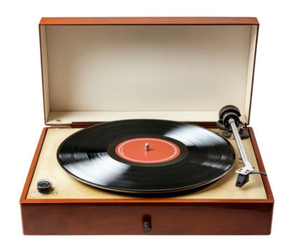 PNG Record player vintage electronics turntable classic.