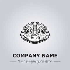 Crocodile logo design vector illustration